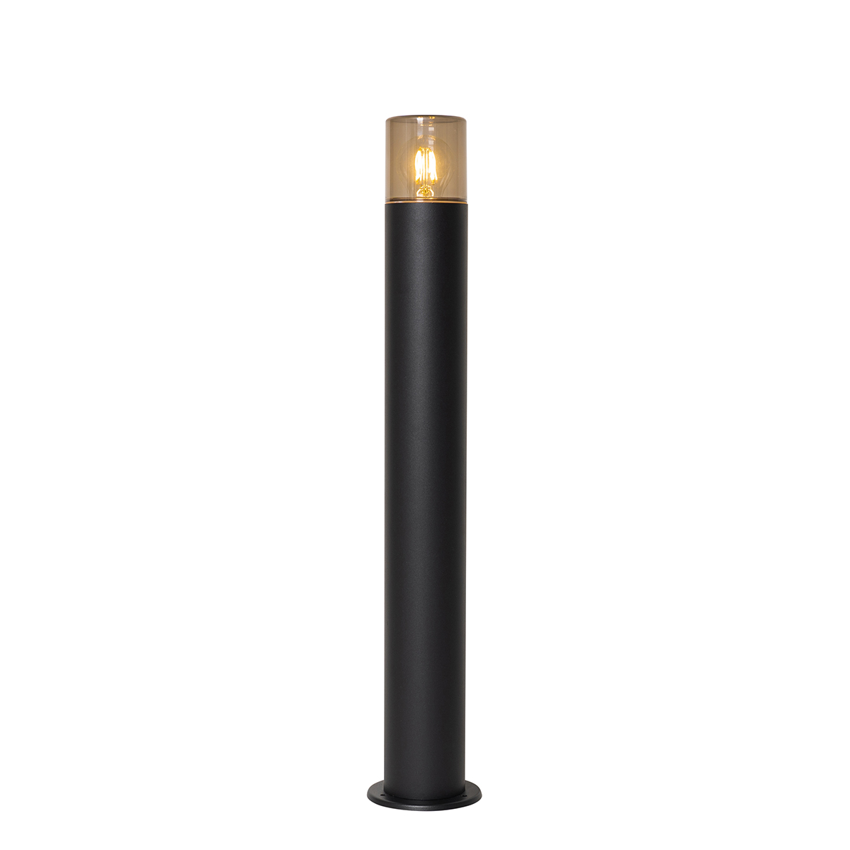 QAZQA lampe d'extérieur sur pied moderne gris foncé 70cm avec led