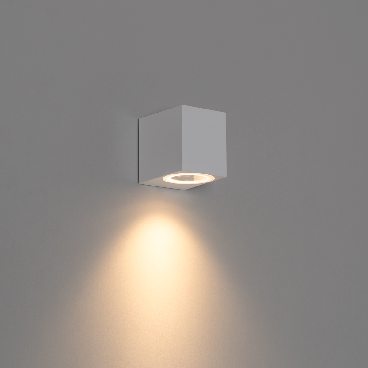 Modern Outdoor Wall Light White Plastic - Baleno