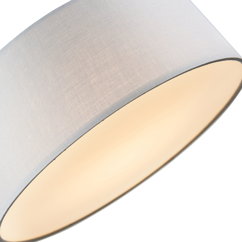 Ceiling Light Grey 30 cm Incl. LED - Drum LED