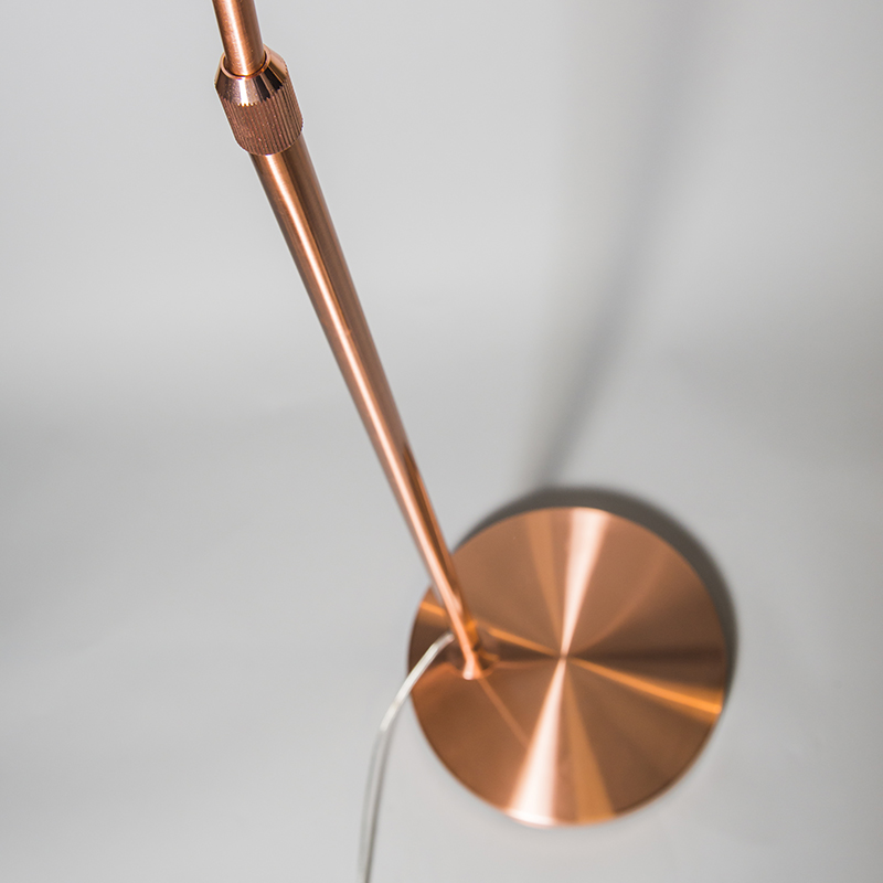 QAZQA arc-basic - Lampe arquée Moderne - 1 lumière - H 1700 mm - Chrom