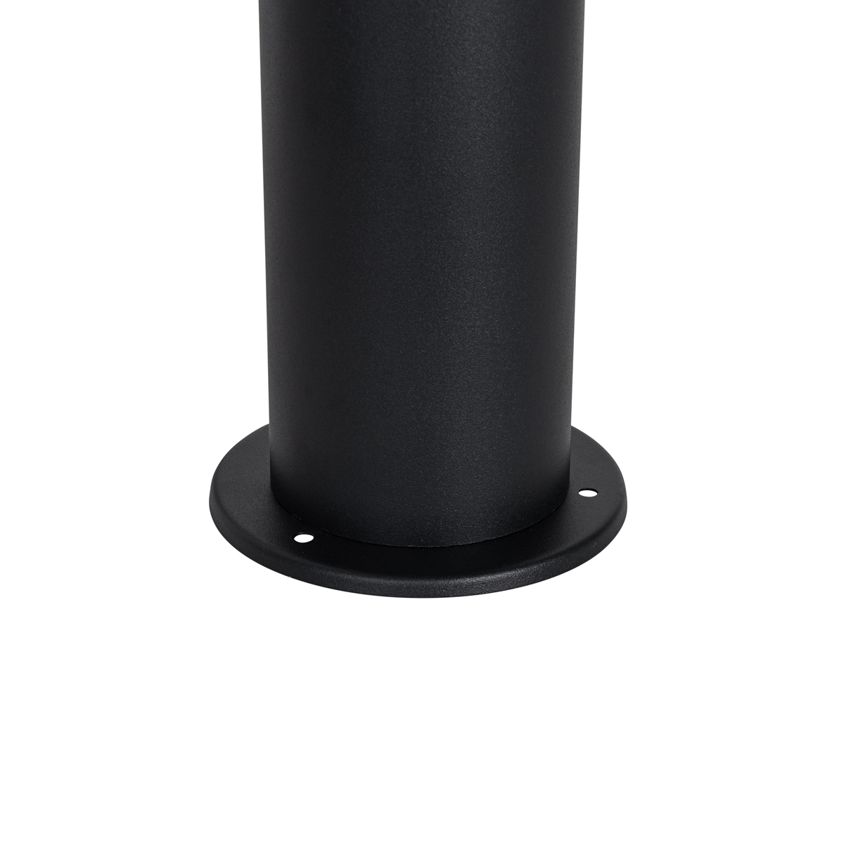 Lámpara de exterior de pie negra pantalla opal 70 cm - Odense