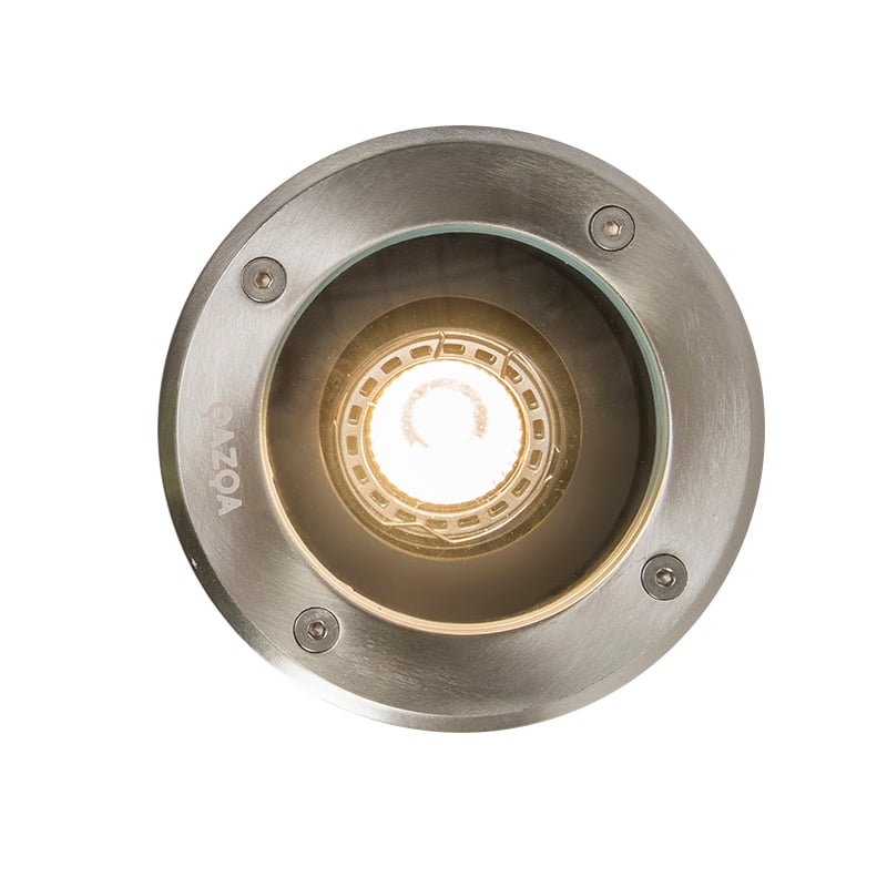 Faretto da giardino moderno in acciaio orientabile IP65 - Delux