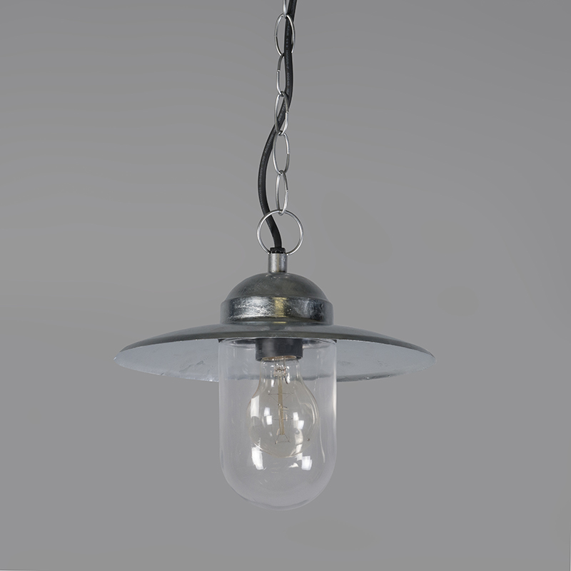 Industrial Pendant Light Zinc IP44 - Munich