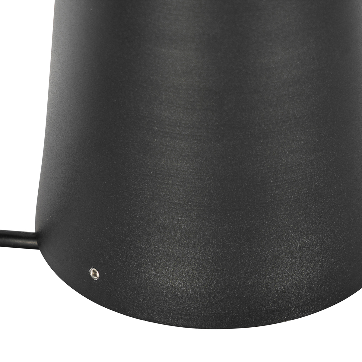 Faretto da giardino moderno nero rotondo IP65 - Lennard