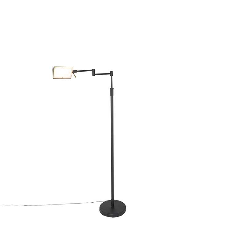 Design Floor Lamp Black Incl. LED with Touch Dimmer - Notia