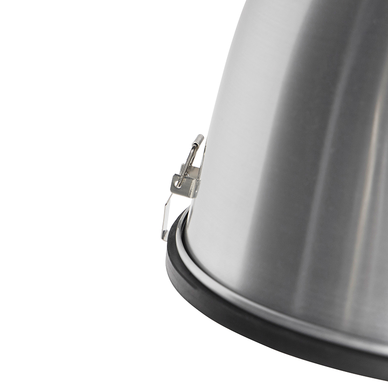 Lámpara colgante industrial de aluminio 38 cm regulable - Anteros