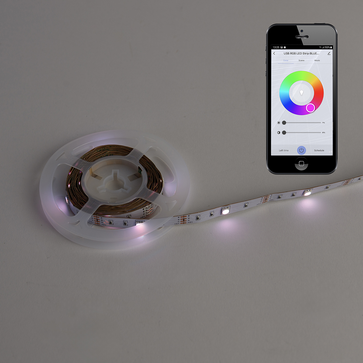 Tira LED inteligente RGB 3 metros 5W