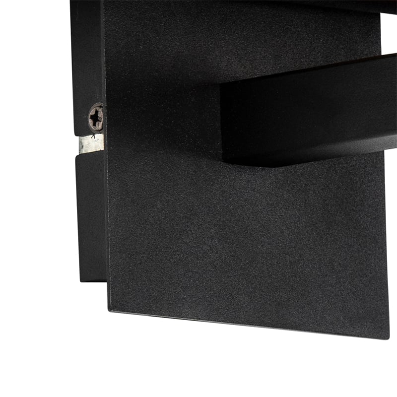Moderne Wandleuchte schwarz mit Gold - VT 1