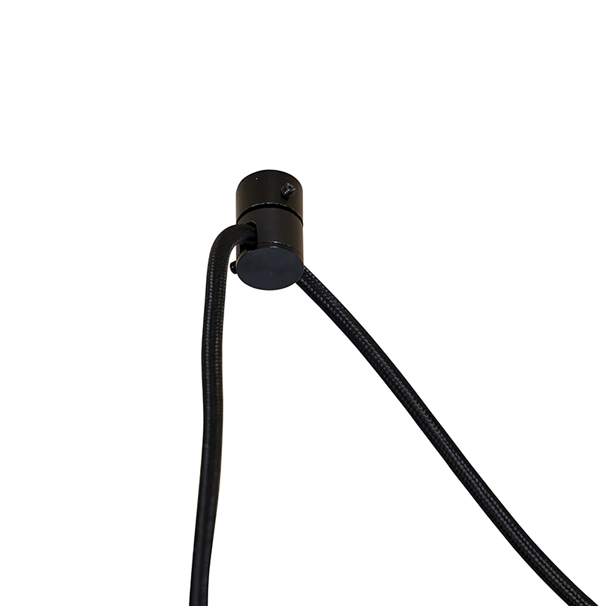 Lampada a sospensione nera 2 luci incl. LED specchio oro dimmerabile - Cava