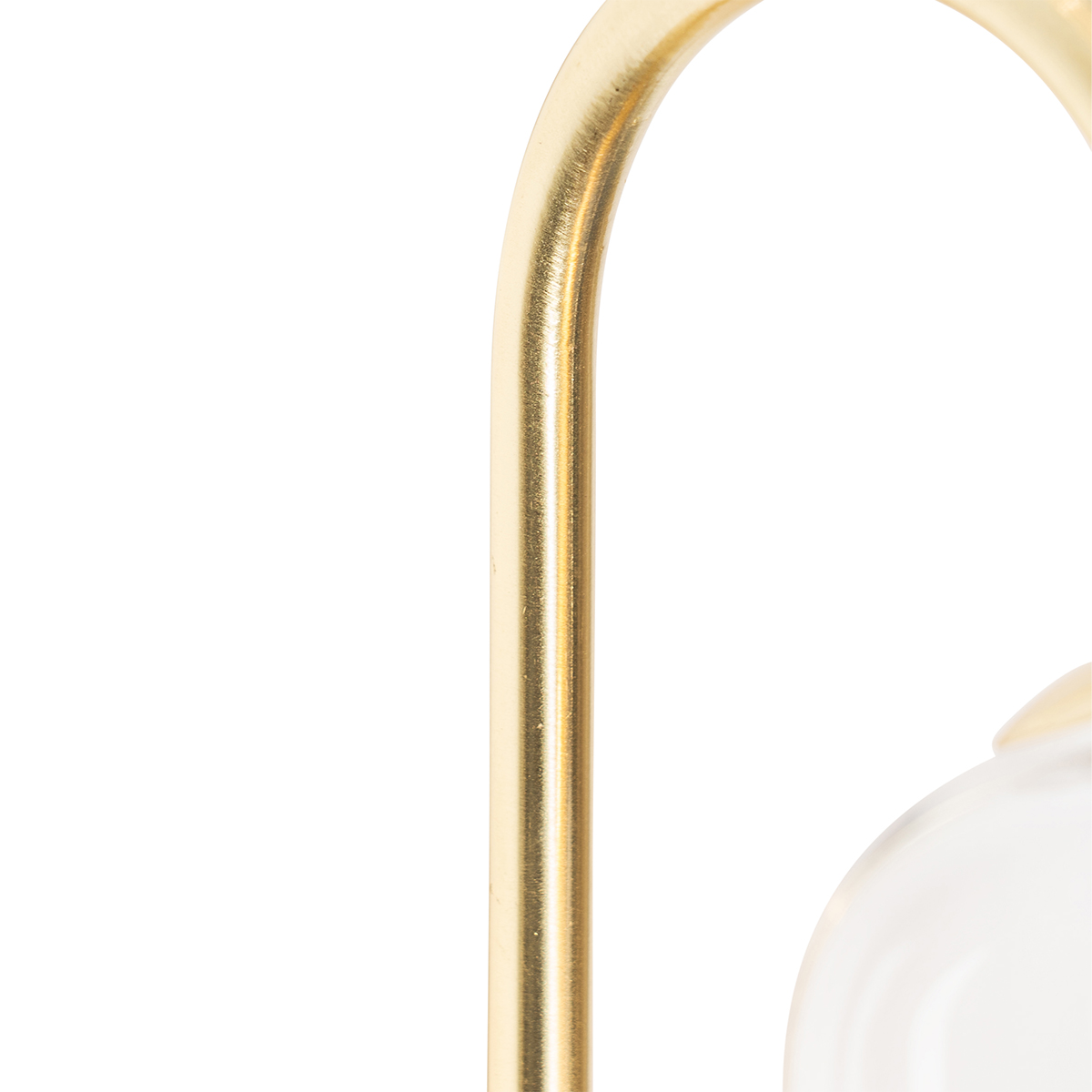 Aplique clásico dorado con cristal - Elien