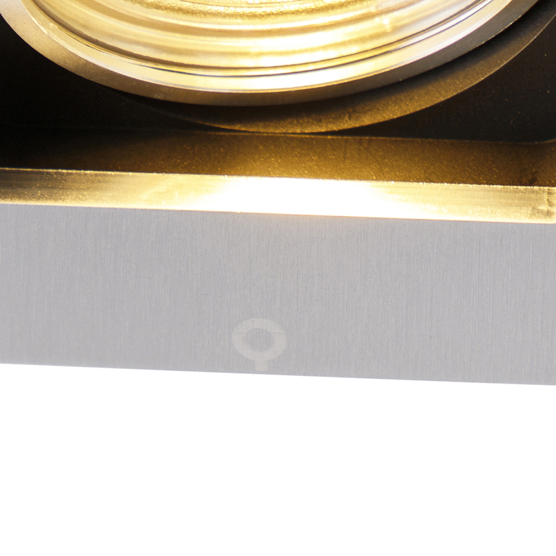 Foco empotrable inteligente de aluminio con WiFi GU10 inclinable - Qure