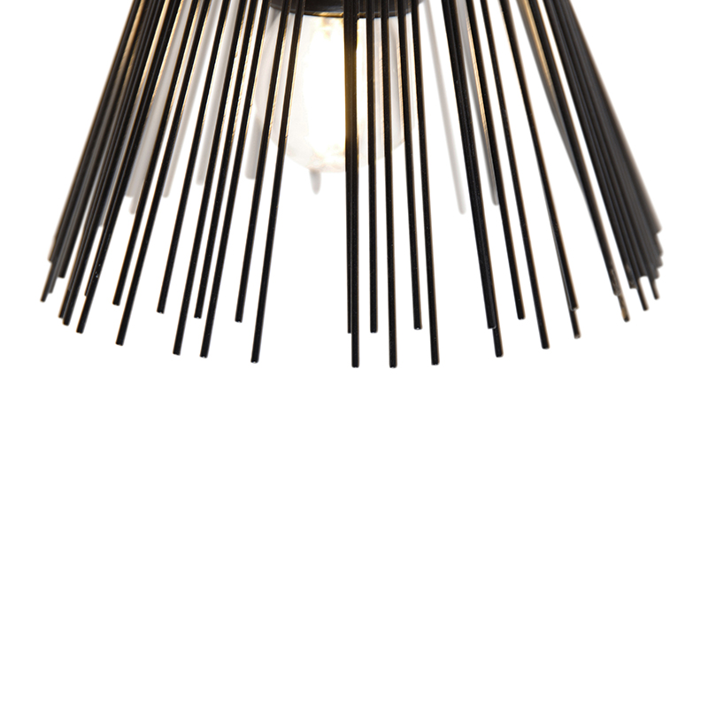 Aplique Art Deco negro 2 luces - Broom