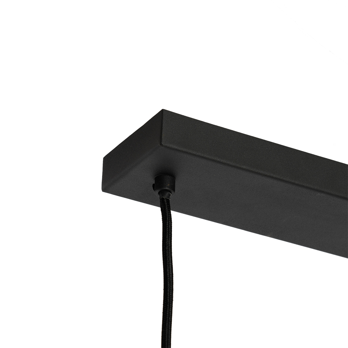 Oriental Pendant Light Black with Natural Bamboo 3-Light - Pua
