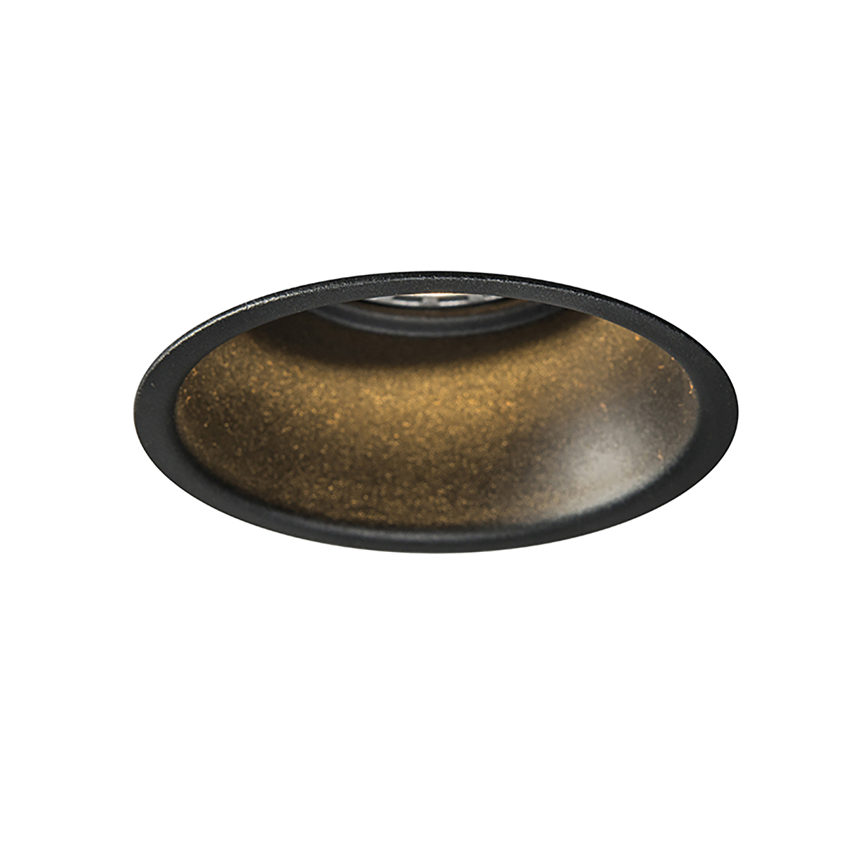 Set di 6 faretti da incasso moderni neri - Dept