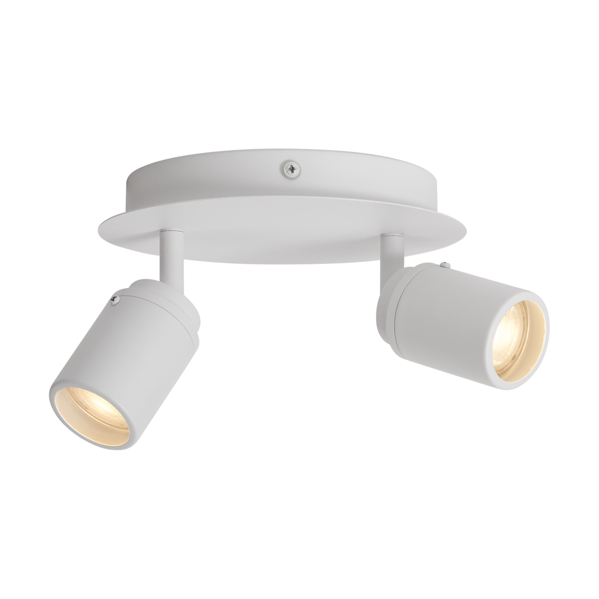 Spot de salle de bain moderne blanc 2 lumières IP44 - Ducha