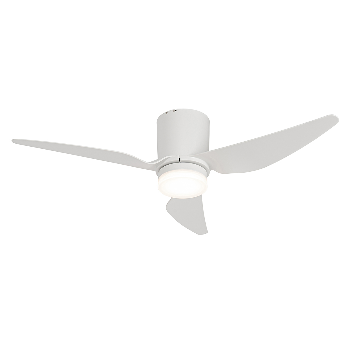 Ventilador de techo blanco 123cm con LED regulable con mando a distancia - Patty