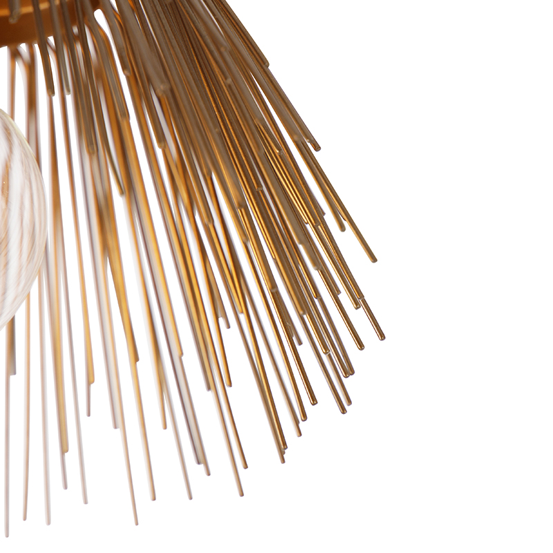 Plafoniera Art Deco oro - Broom