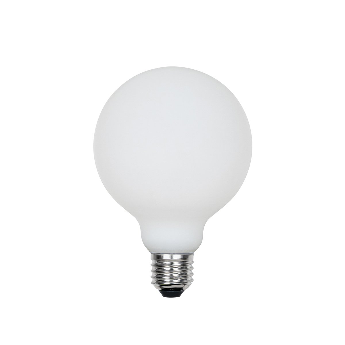 LUEDD E27 Lampada LED dimmerabile a 3 fasi G95 vetro satinato 5W 550 lm  2700K