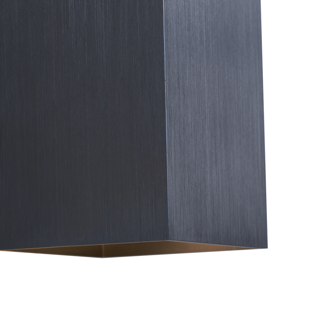 Aplique moderno color bronce arma cuadrado 2 luces GU10 50mm - Sandy