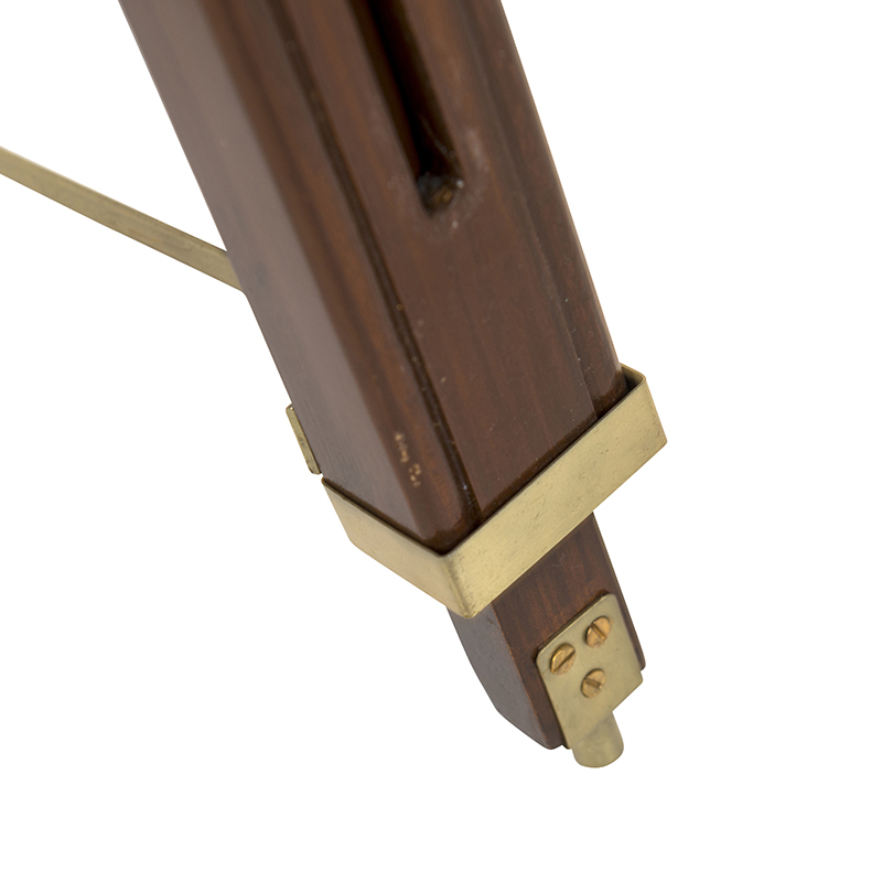 Lampadaire vintage trépied en laiton - Cortin