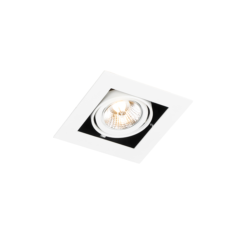 Spot encastré moderne blanc orientable - Oneon 70