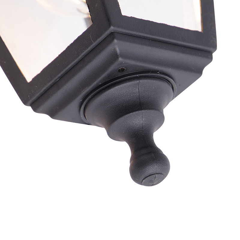 Lampada da parete per esterni classica nera IP44 - Capital