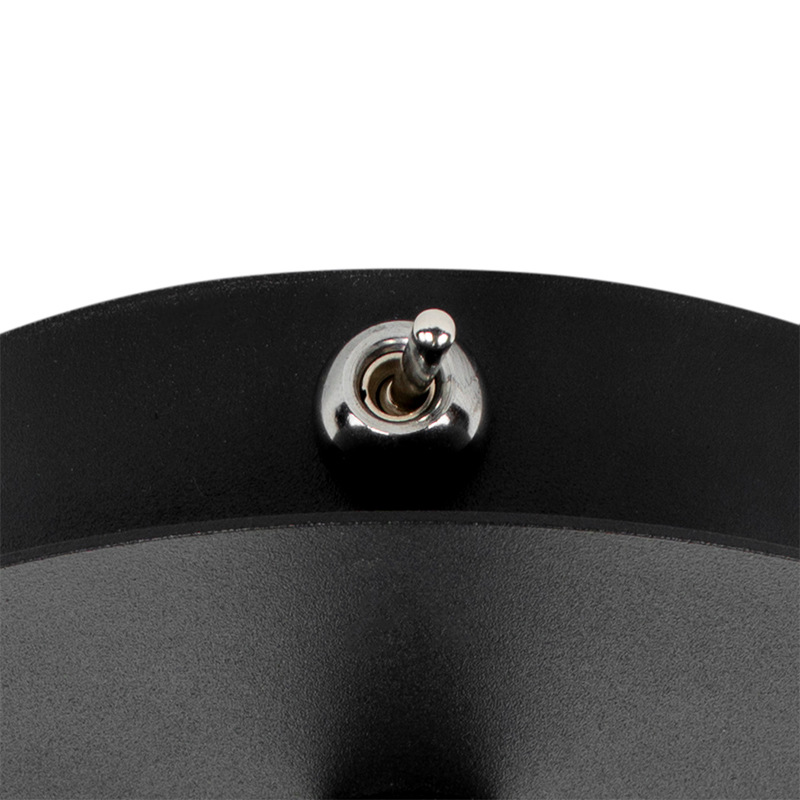 Spot schwarz mit gold verstellbar - Athens Wire
