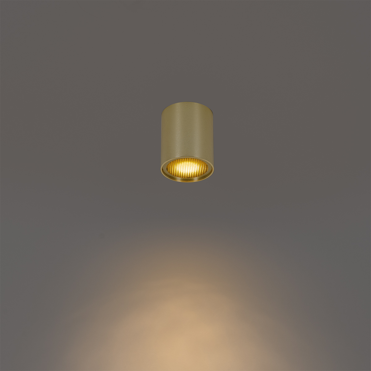 Design-Aufbaustrahler Gold GU10 50mm - Tubo Honey