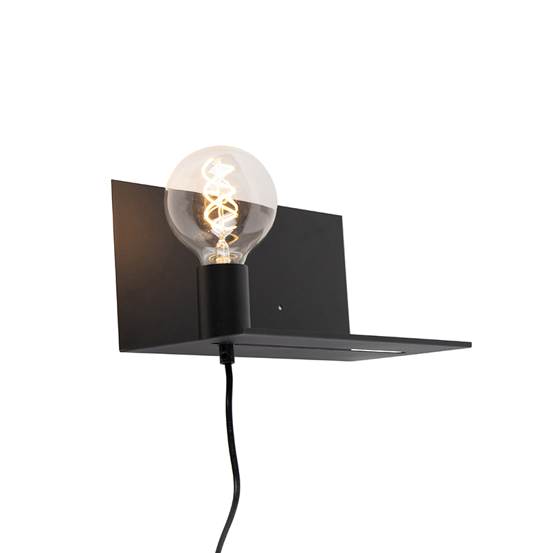 Modern Wall Light Black Adjustable - Muro