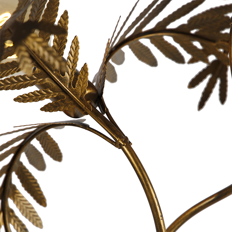 Lampada da terra vintage oro 187 cm 2 luci - Botanica
