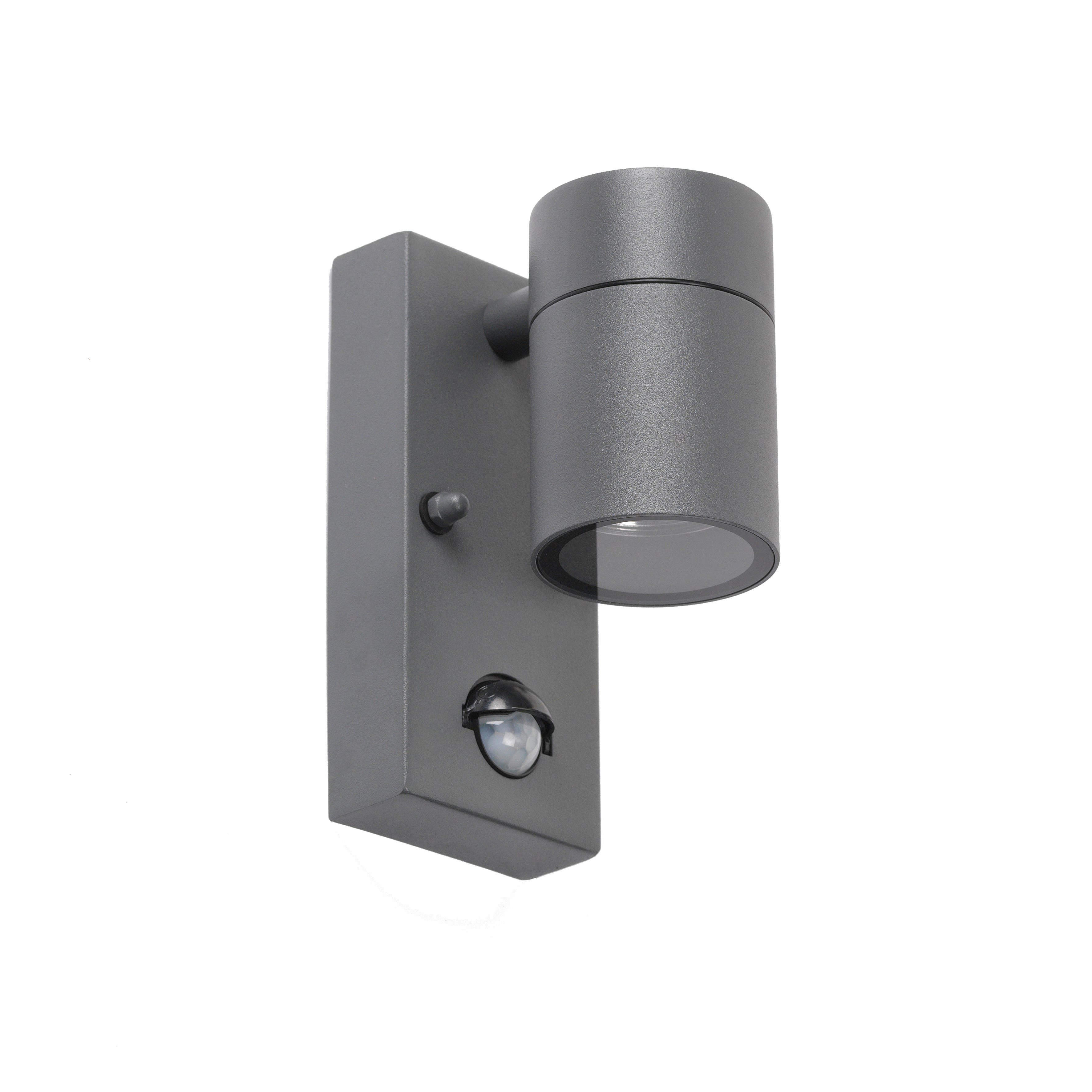 Outdoor Wall Light Anthracite IP44 with Motion Sensor - Solo