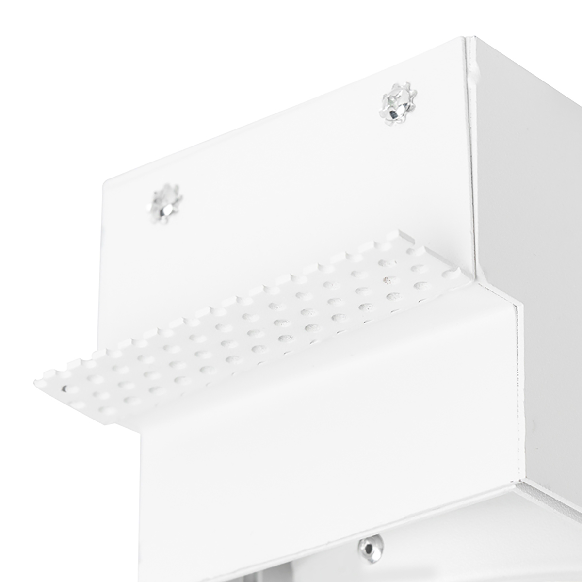 Qazqa Oneon 111-2 Einbaustrahler – 2-flammig, Weiß, Schwenkbar, Für LED G53, Dimmbar, 34,3x19,6 Cm