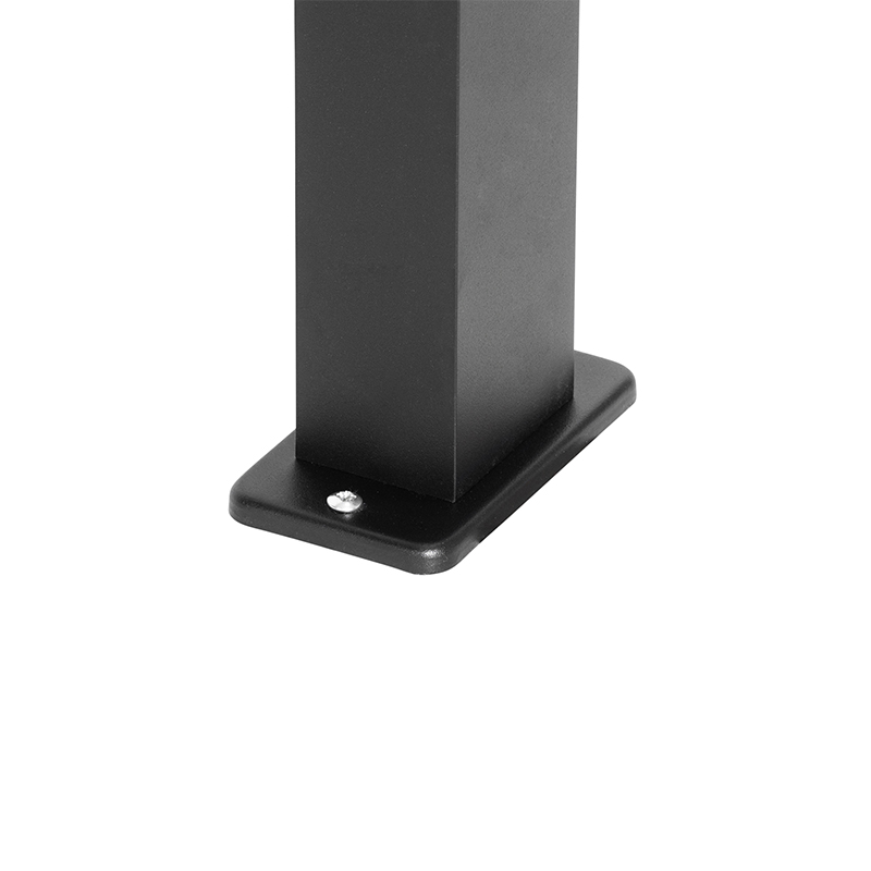 Lampada da terra da esterno industriale nera 65 cm IP44 - Baleno