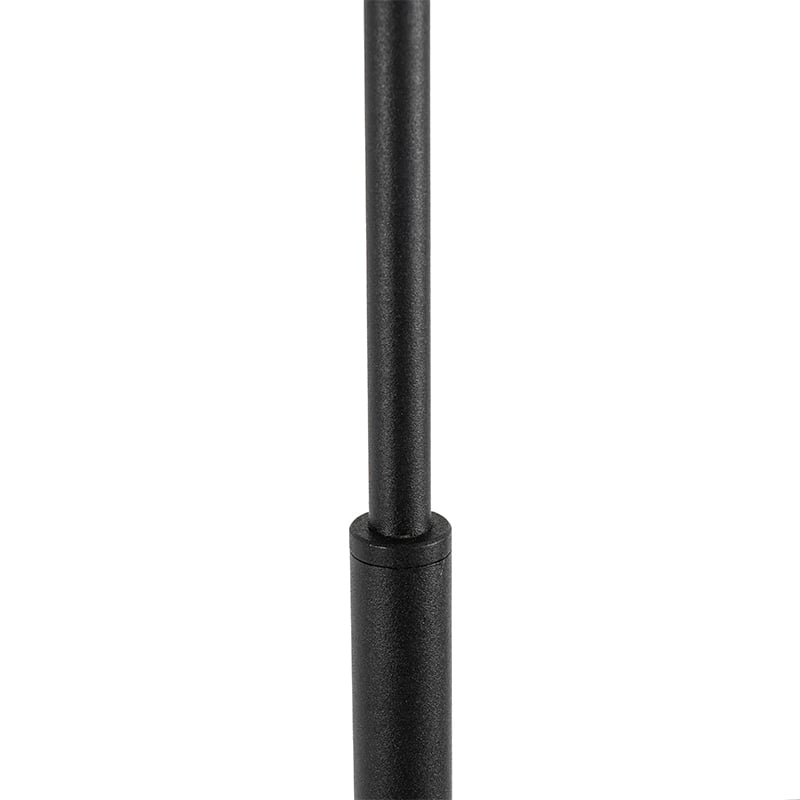 Modern floor lamp black with gold VT 1