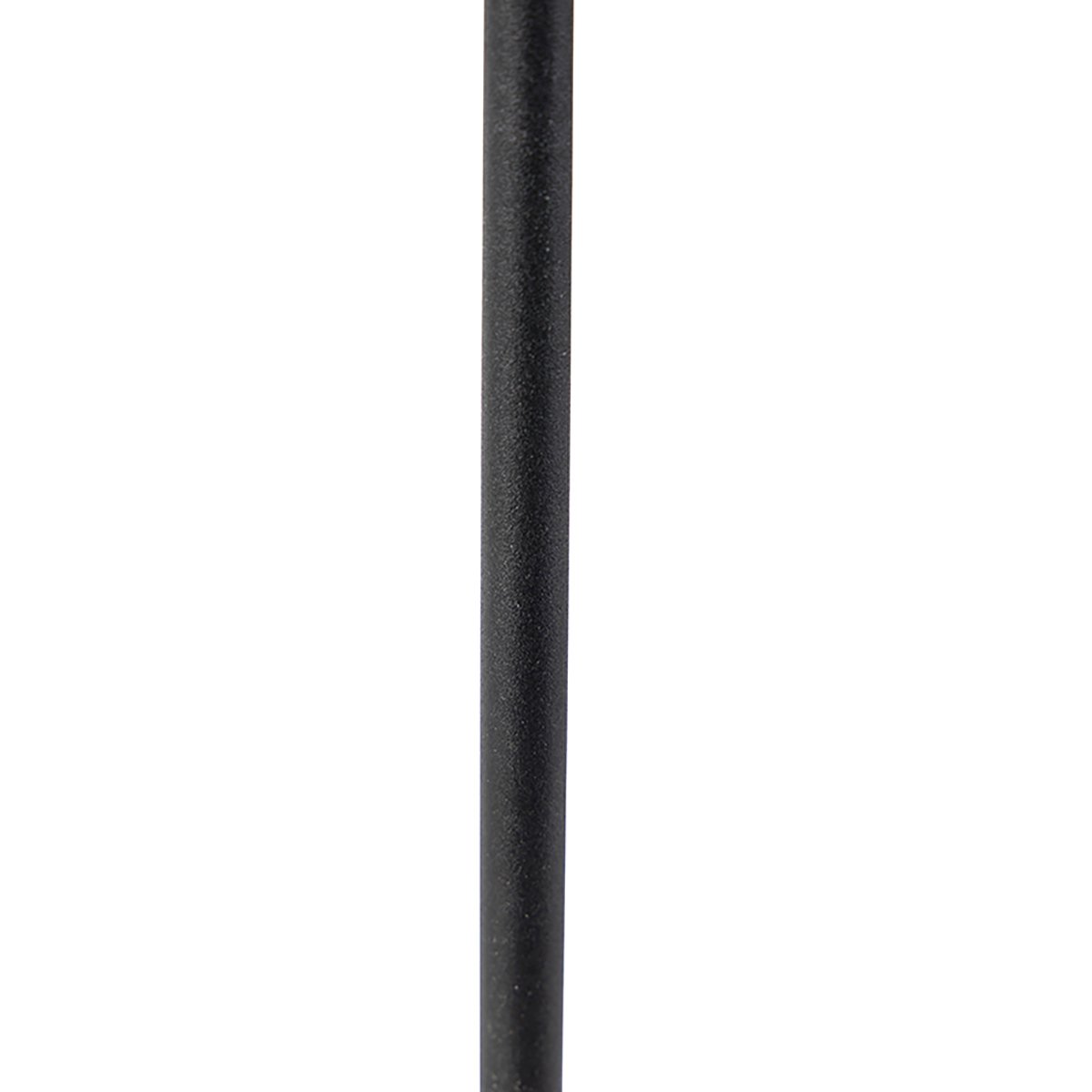 Table Lamp Black Adjustable with Light Brown Lampshade 35 cm - Parte