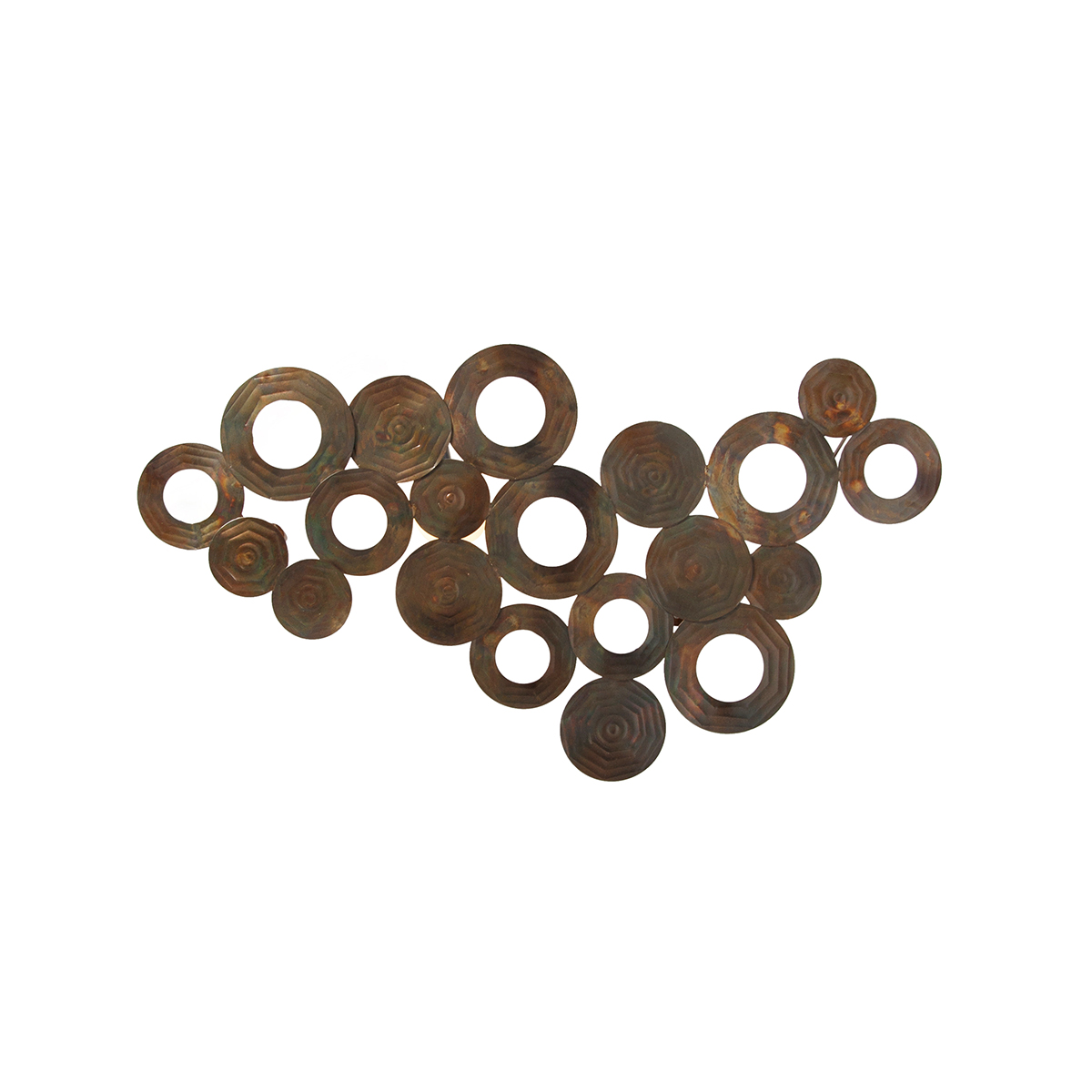 Aplique Art Deco cobre 77 cm - Circles