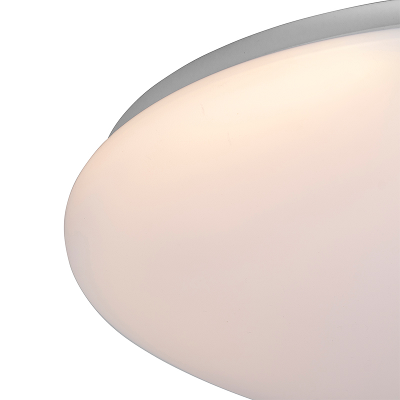 Smarte moderne Deckenleuchte weiß 38 cm inkl. LED und RGB - Iene