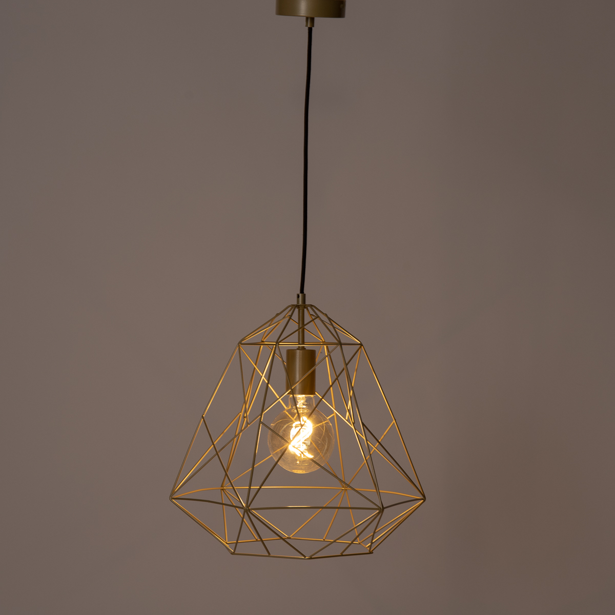 Industrielle Hängelampe Gold - Framework Basic