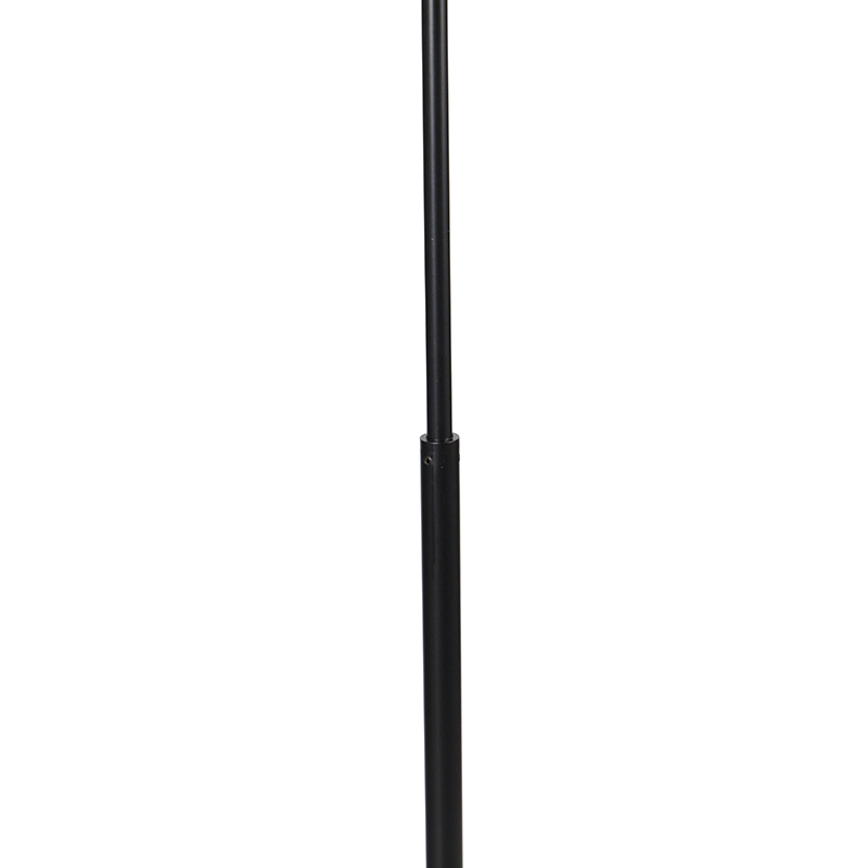 Industrielle Stehlampe schwarz - Drum Mesh