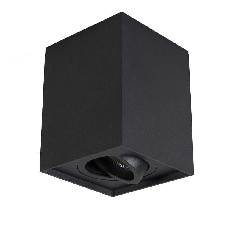 Spot encastré noir orientable - Quadro 1 up