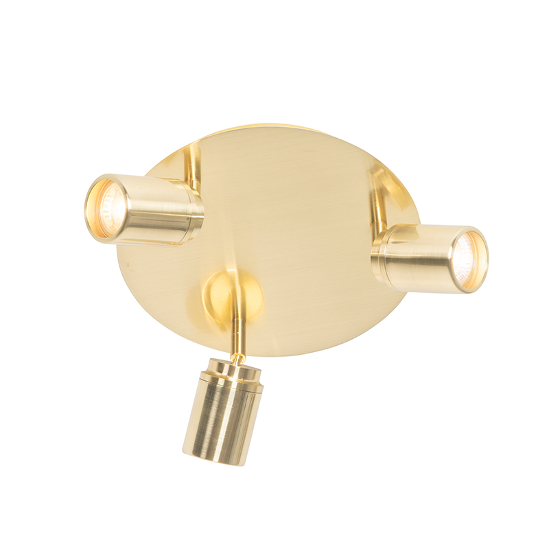 Spot de salle de bain moderne en laiton 3 lumières IP44 - Ducha