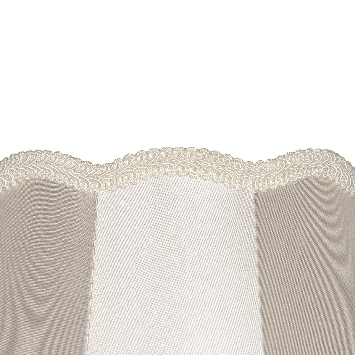 Abat-jour en tissu crème 30 cm - Granny