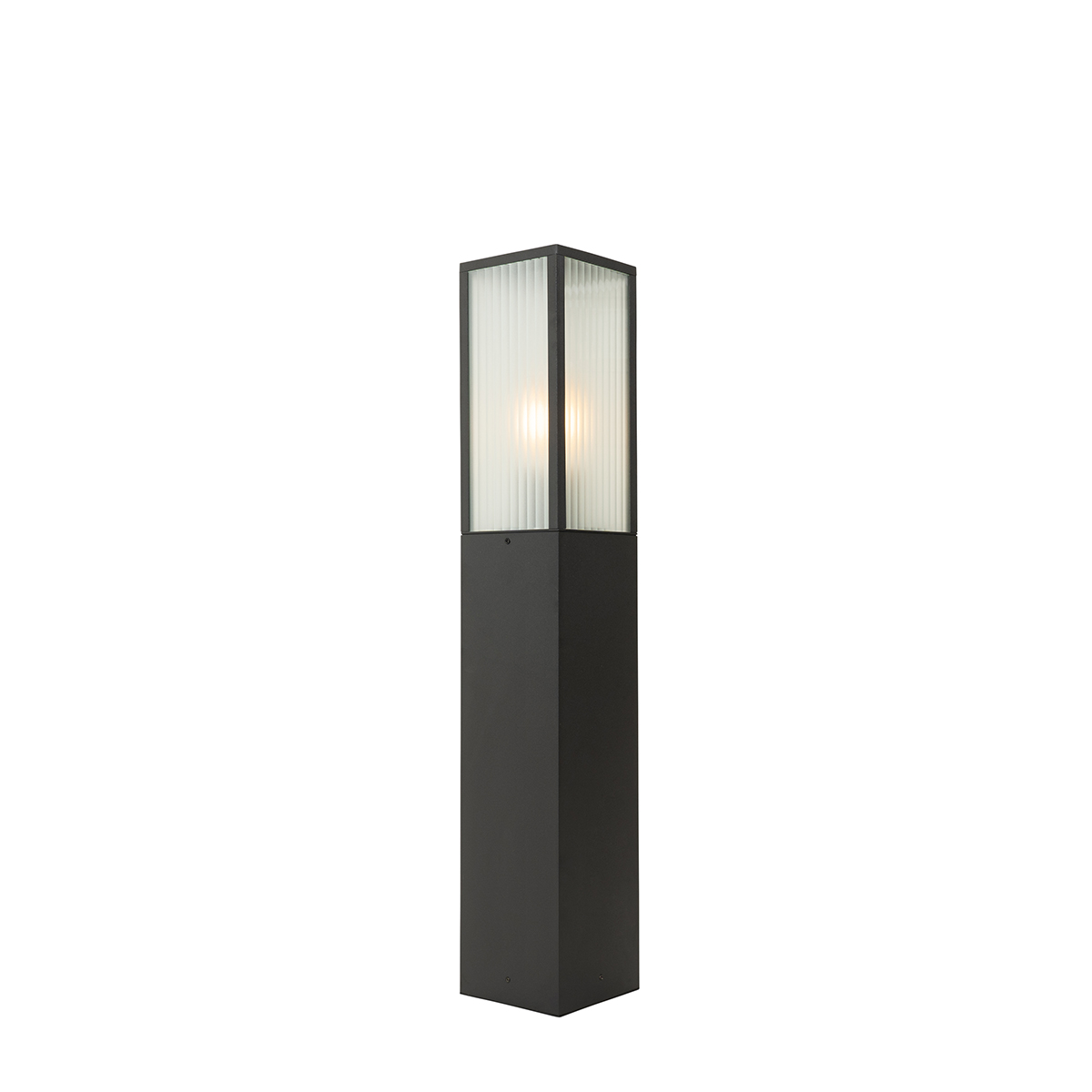 QAZQA - Industrieel | Industrie staande buitenlamp zwart 80 cm IP44 - Baleno | Buitenverlichting - Aluminium Langwerpig - GU10 Geschikt voor LED - Max. 1 x 35 Watt