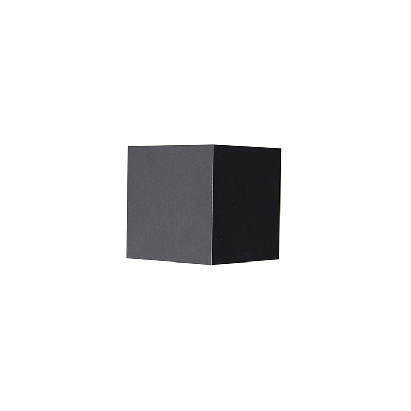 Applique da esterno nera con doratura incl. LED 2 luci IP54 - Edwin
