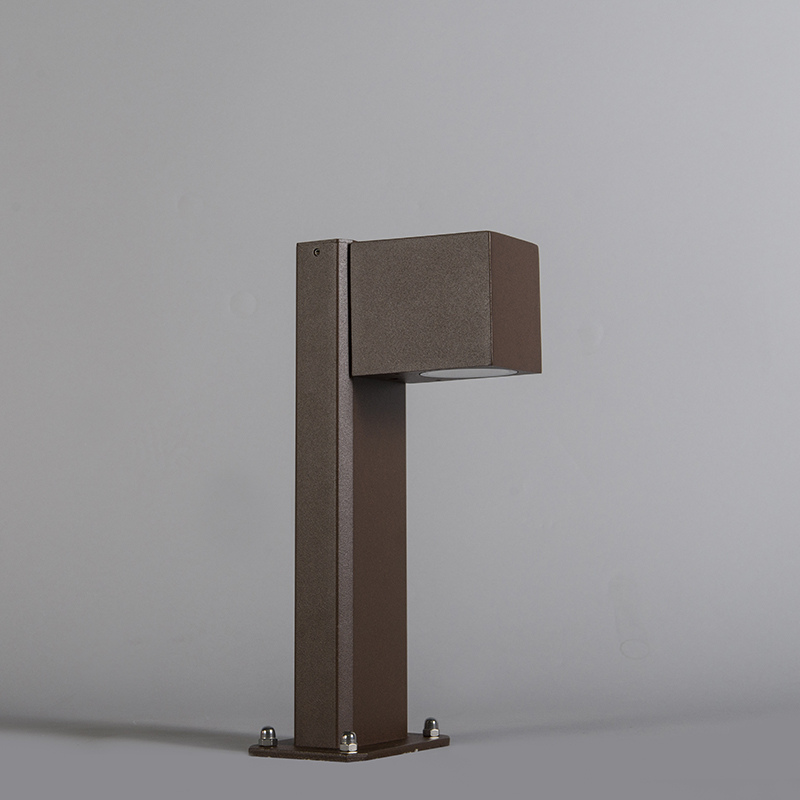 Lampada da esterno intelligente in piedi marrone ruggine 30 cm IP44 con Wifi GU10 - Baleno