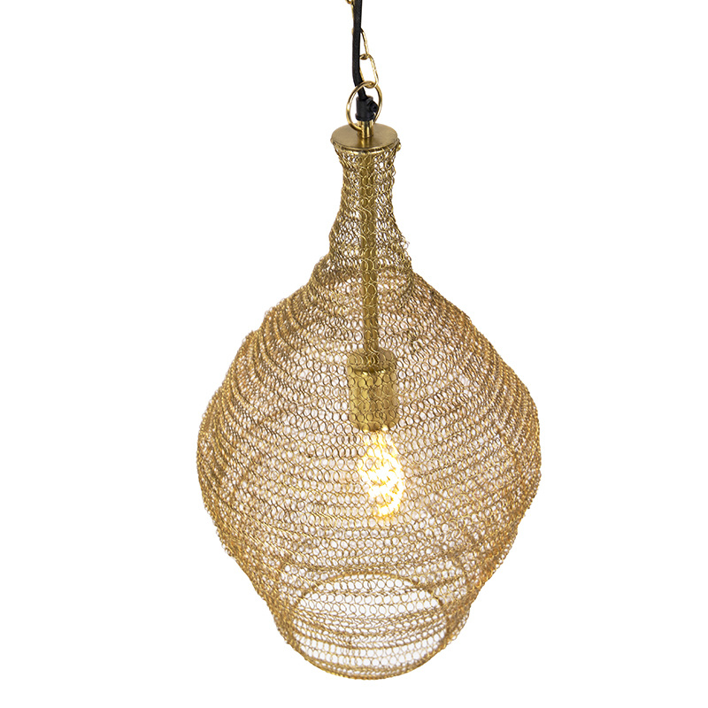 Orientalische Hängelampe Gold 30 cm - Nidum