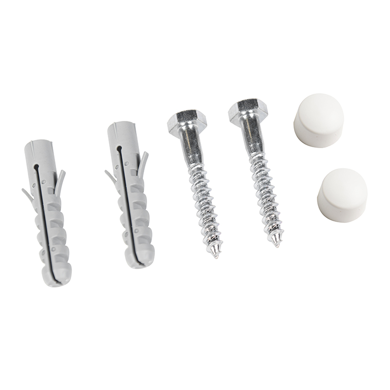 Mât d'extérieur moderne blanc 40 cm IP55 avec GU10 dimmable en 3 étapes - Carlo