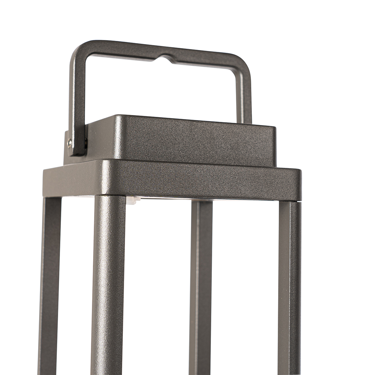 Lámpara de mesa de exterior gris oscuro con LED recargable - Yara