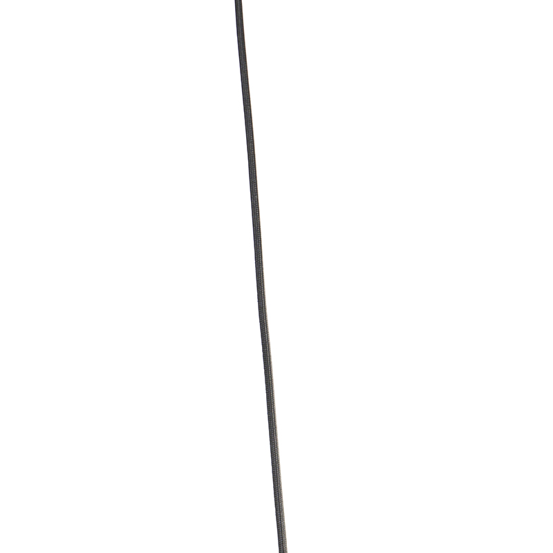 Design Pendant Lamp Black Sphere 45cm - Corda