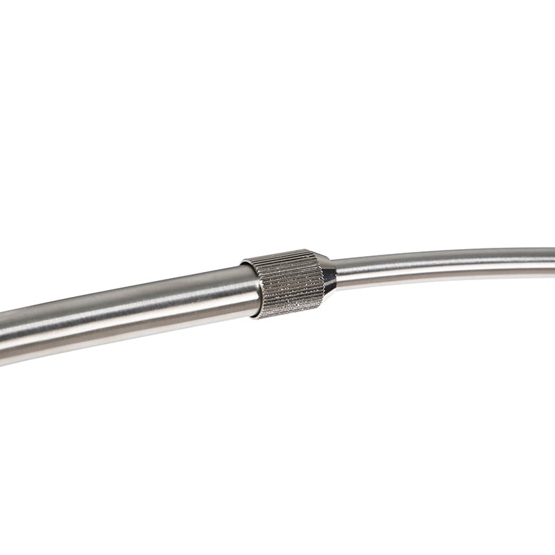 Lámpara de arco acero pantalla cobre 50cm - XXL